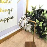 Argollas Nicole plateadas