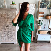 Vestido ajustable Juliette verde talla única/ standard