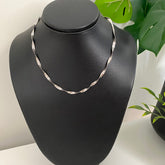 Collar snake plateado