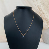 Collar lux en plata 925 bañado en oro 18k