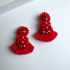 Aretes Odara rojo
