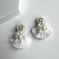 Aretes Odara, blanco