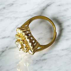 Anillo Sol de Cristal Ajustable