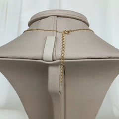 Collar serpiente dorada plata 925 bañado en oro 18k