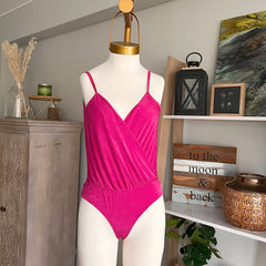 Body Almendra fucsia talla standard