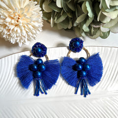 Aretes Isa azul