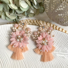 Aretes Fiorella melón