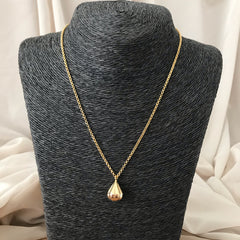 Collar pepa con dije removible circulo incrustado rainbow enchapado en oro 18K