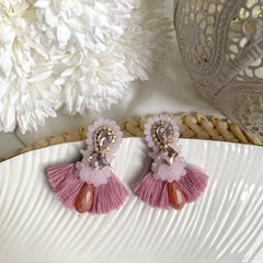 Aretes Gigi palo rosa