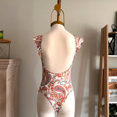 Body Alitas hueso flores talla standard