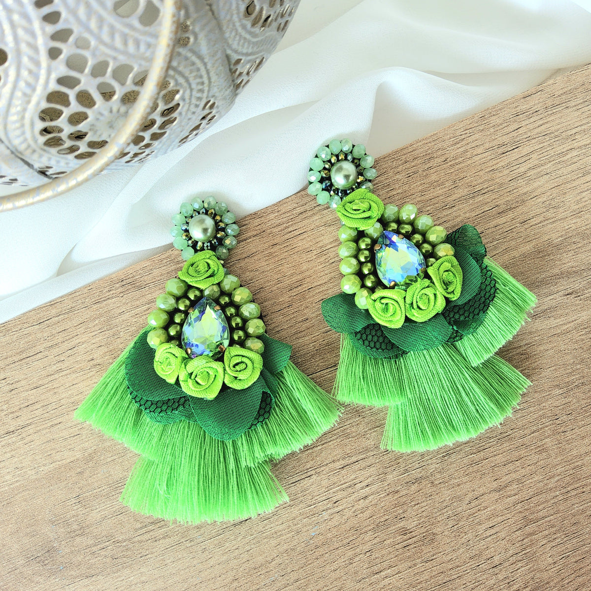 Aretes Arlette verde