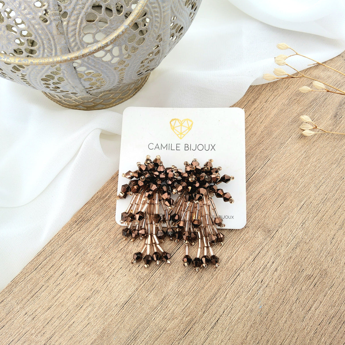 Aretes Maxime dorado