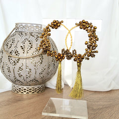 Aretes Morelia dorado