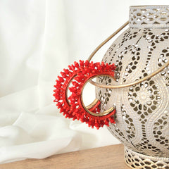 Argollas Bloom rojo