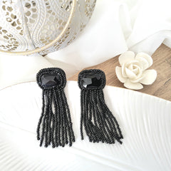 Aretes Sanda negro