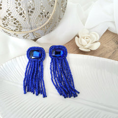 Aretes Sanda azul