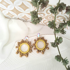 Aretes Cascabel dorado