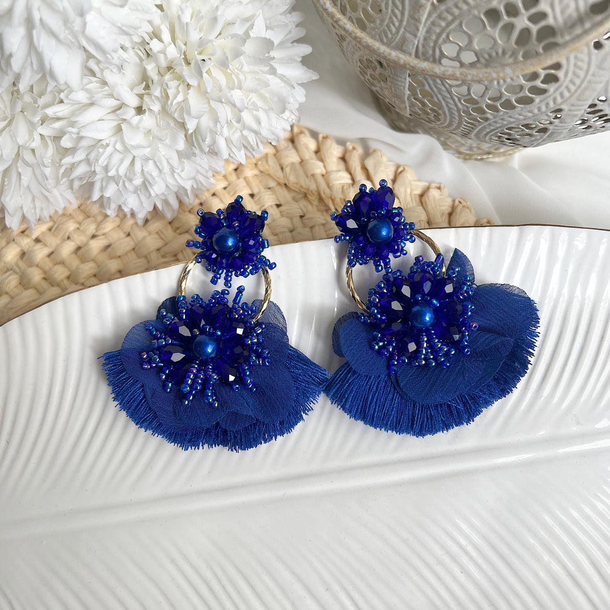 Aretes Claire azul