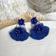 Aretes Claire azul