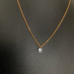 Collar lux en plata 925 bañado en oro 18k