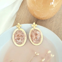 Aretes tutú petit rosa nude