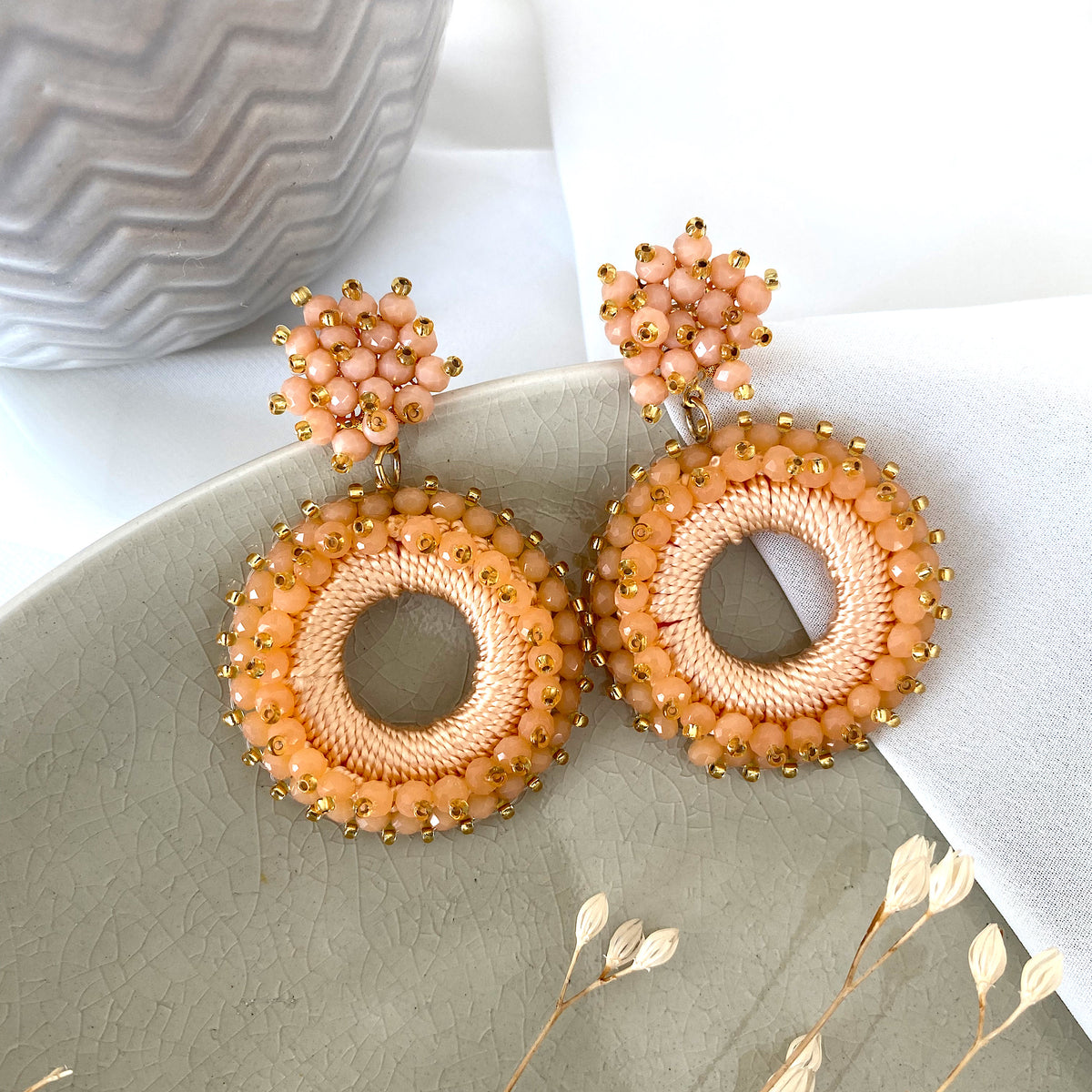 Aretes Antana melón