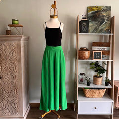 Pantalón palazo Camile verde mediano