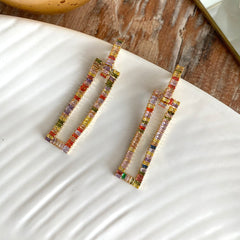 Aretes Sofi circonia multicolor