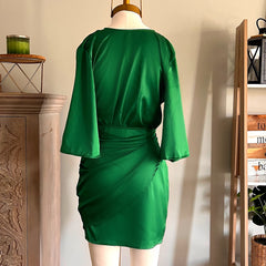 Vestido ajustable Juliette verde talla única/ standard