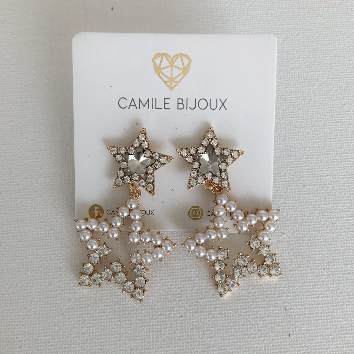 Aretes Estrella doble