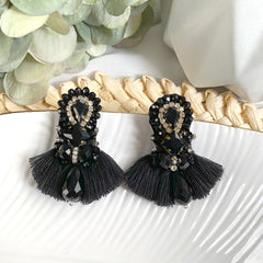 Aretes Gigi negro