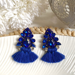 Aretes Lua azul