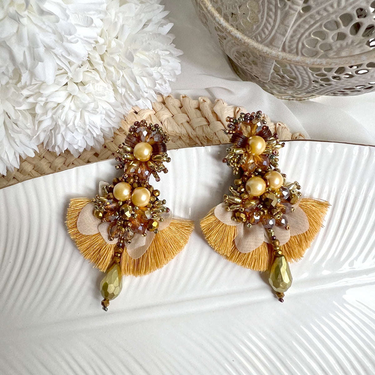 Aretes Arianne dorado