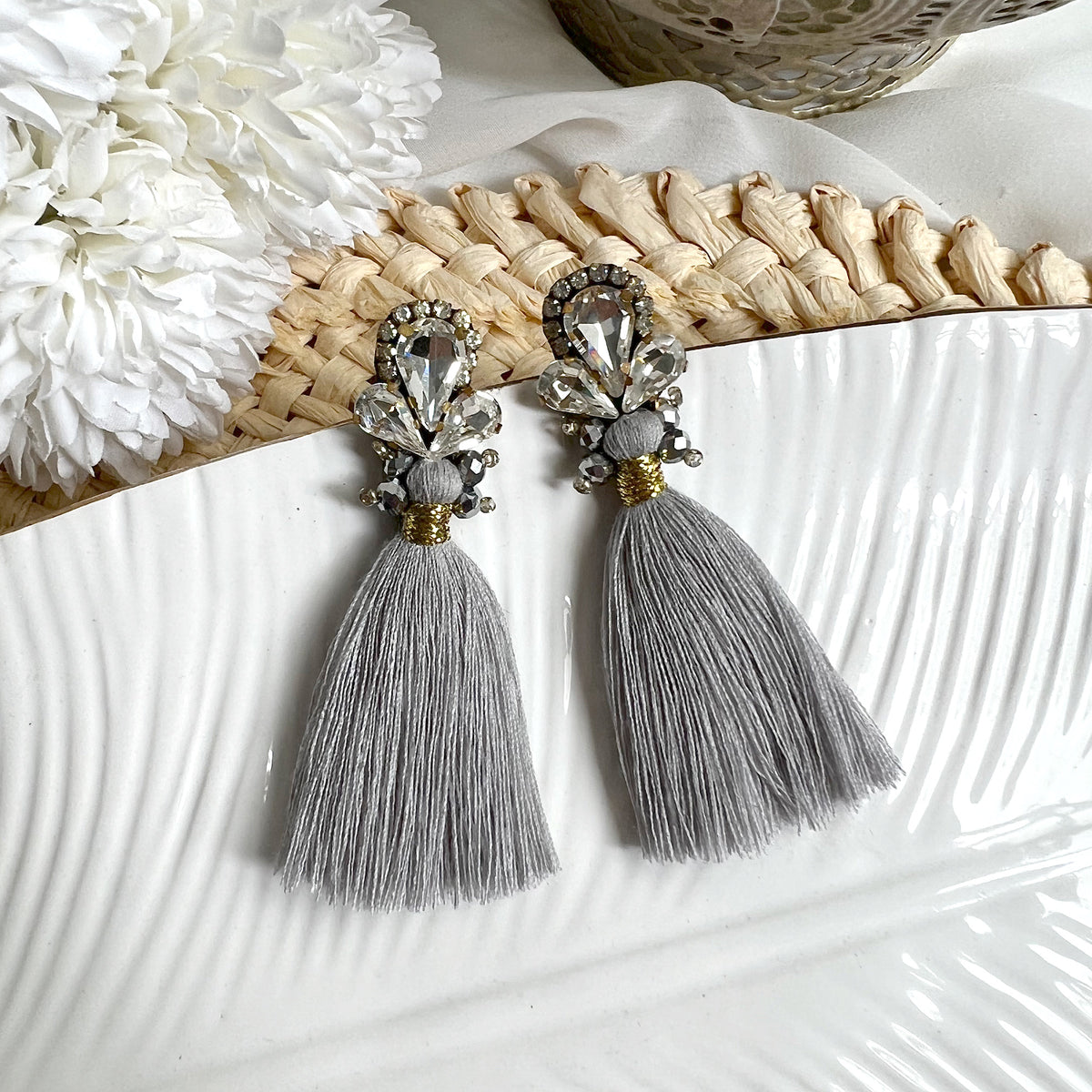 Aretes Sophie plateado