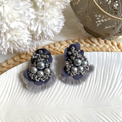 Aretes Nara plateado