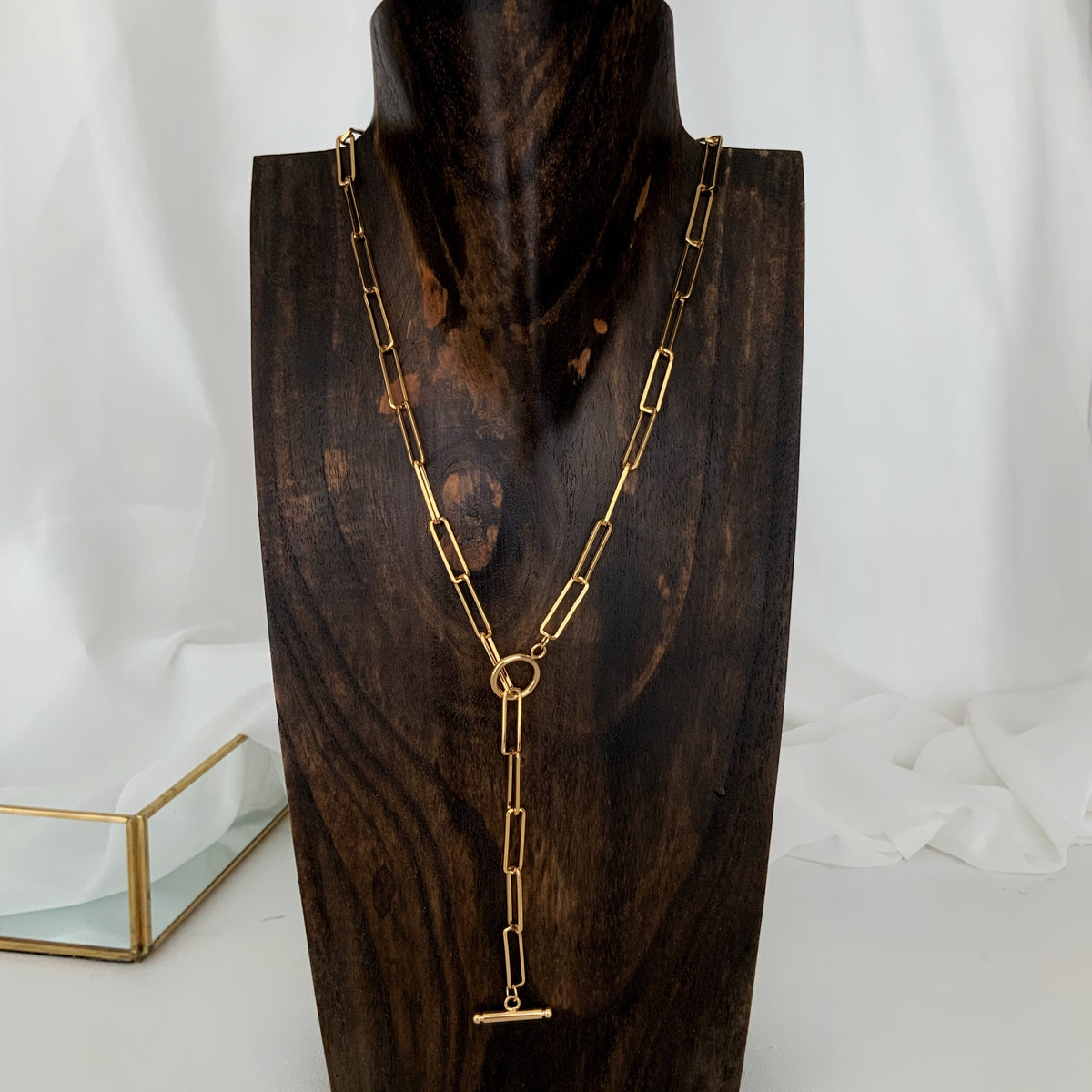 Collar regulador chic enchapado en oro 18k