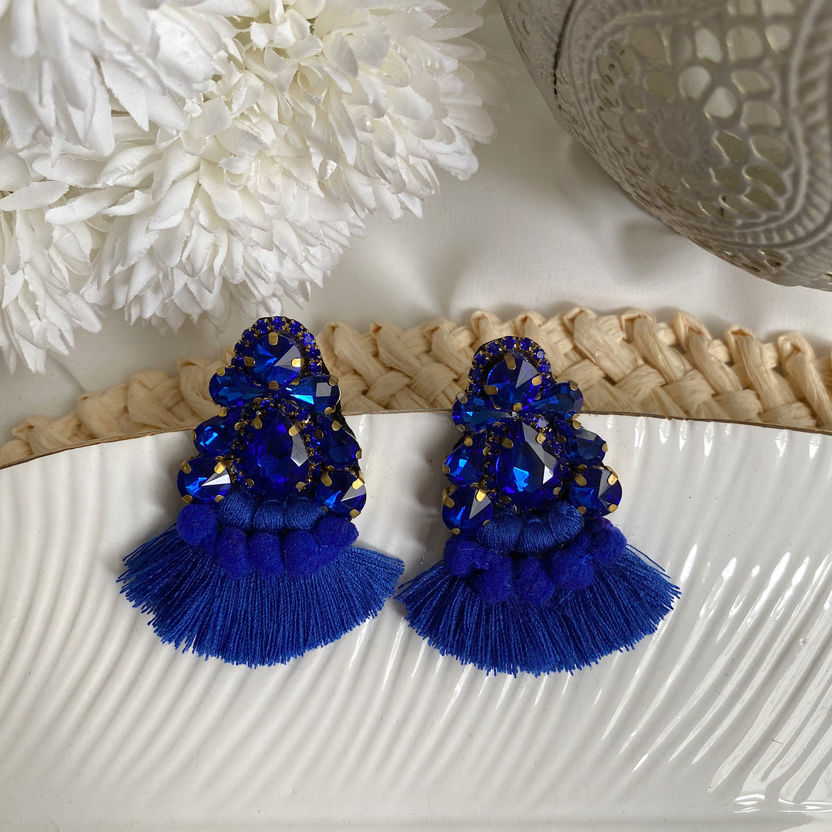 Aretes Emilia azul