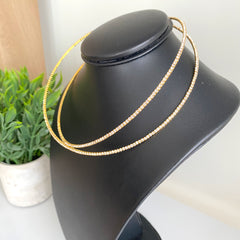 Collar chokers circones crusados