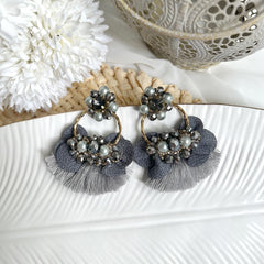 Aretes Dana plateado