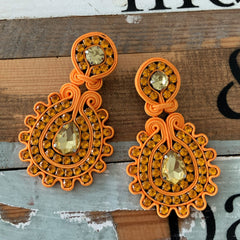 Aretes Vania naranja