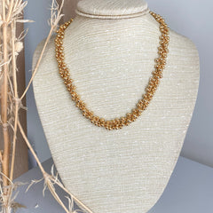 Collar gisselle dorado bañado en 18k