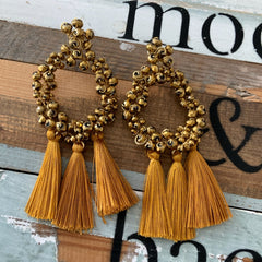 Aretes Olivia dorado