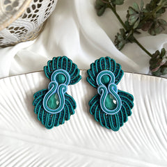 Aretes Marcia verde