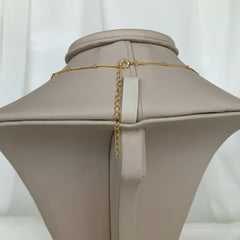 Collar soleil en plata 925 bañado en oro 18k