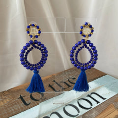 Aretes Jazmín azul