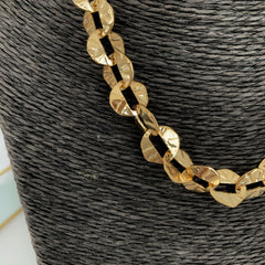 Cadena chunky enchapada en oro 18k
