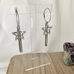 Argollas stars and chains plateadas