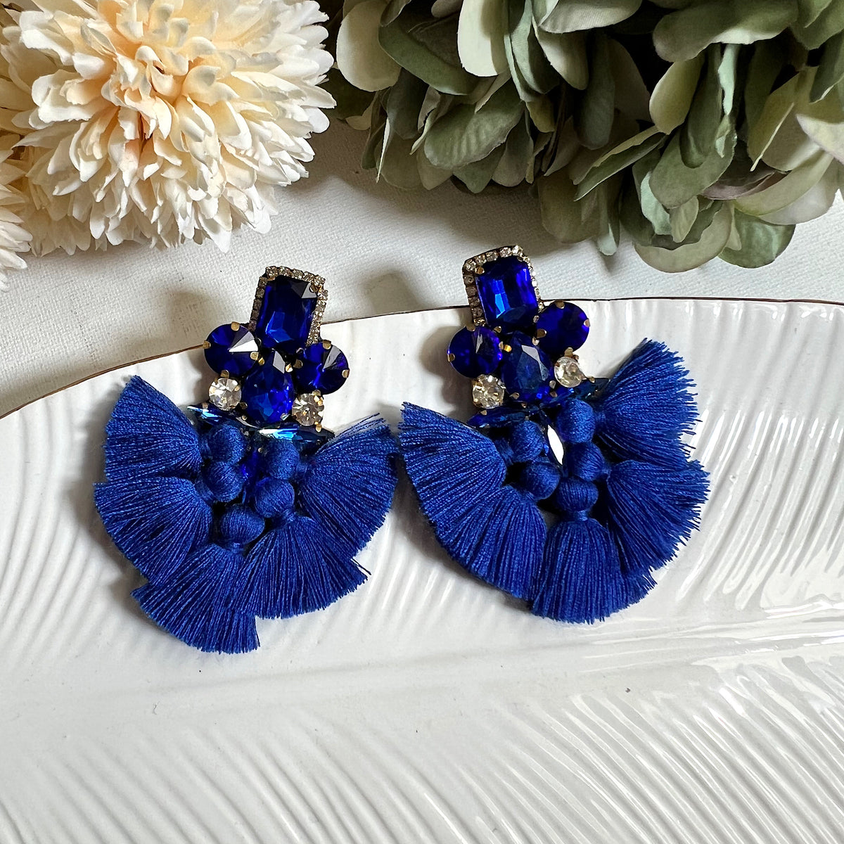 Aretes Janice azul