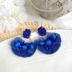 Aretes Christine azul