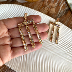 Aretes Grace circonia nude